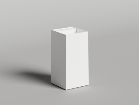 Раковина из искусственного камня S-Sense Salini ARMONIA 130511TGF 50х50 напольная цвет белый